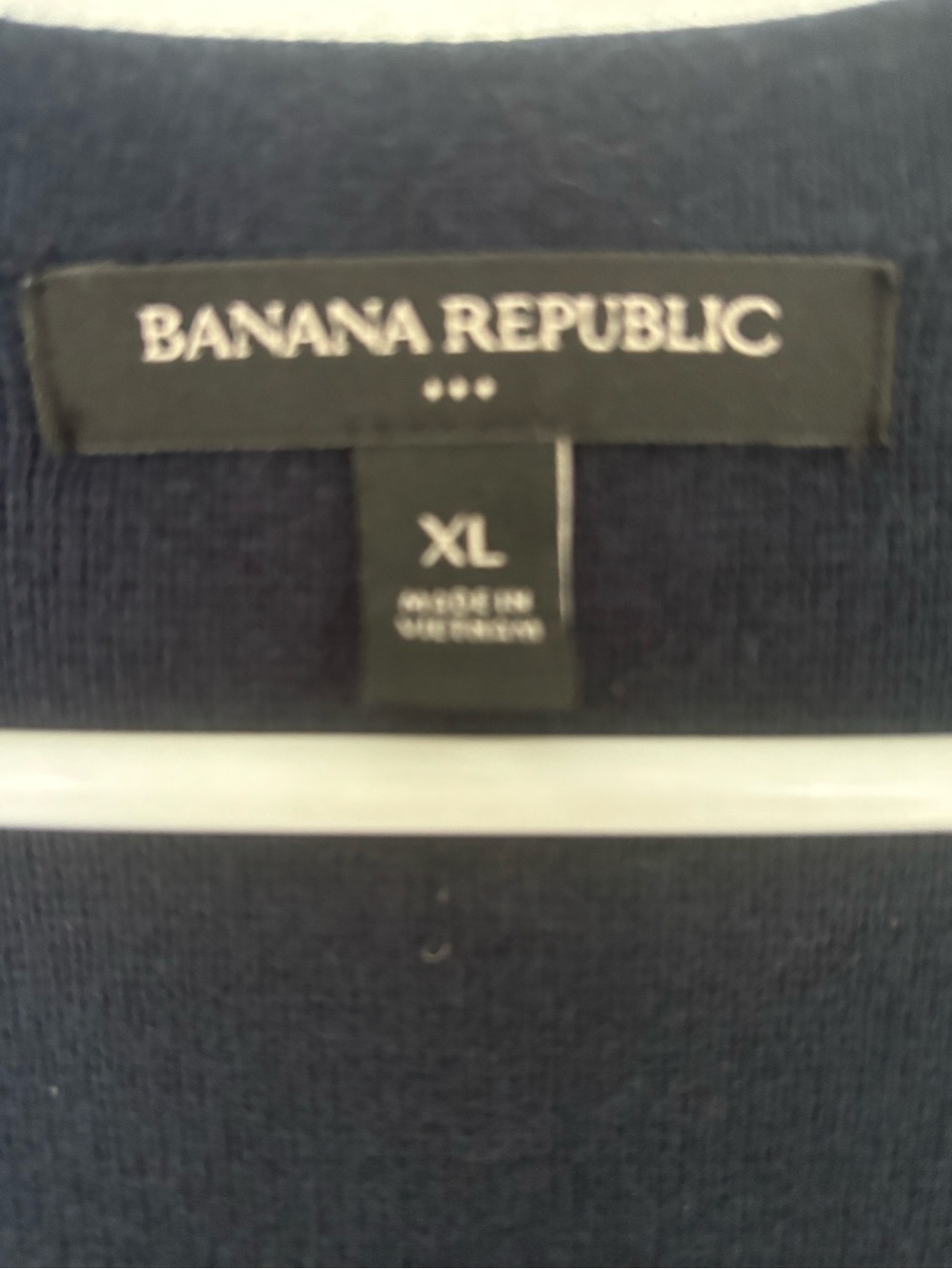 Banana Republic Long Open-Front Knit Cardigan Duster Jacket - Navy - Picture 2 of 3